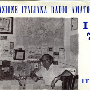 QSL Card from I7DLN, Foggia, Italy, to W4ATC, NC State Student Amateur Radio