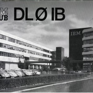 QSL Card from DL0IB, Boeblingen, Germany, to W4ATC, NC State Student Amateur Radio