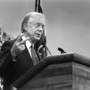 Jimmy Carter at the 1991 Emerging Issues Forum