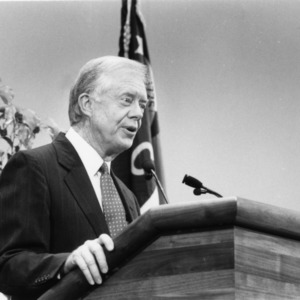 Jimmy Carter at the 1991 Emerging Issues Forum