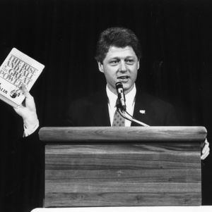 Governor Bill Clinton at the 1988 Emerging Issues Forum