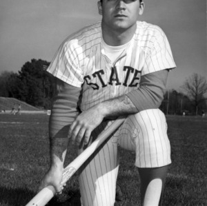 Danny Baker, outfielder for North Carolina State, 1970-1972
