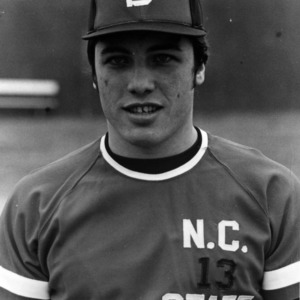 Dick Chappell, outfielder for North Carolina State, 1974-1977