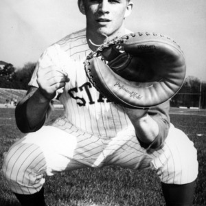 Bill Glad, catcher for North Carolina State, 1972-1974