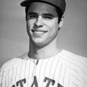 John Holding, pitcher for North Carolina State, 1974