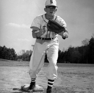 Jim Lancaster, outfielder and first baseman for North Carolina State University