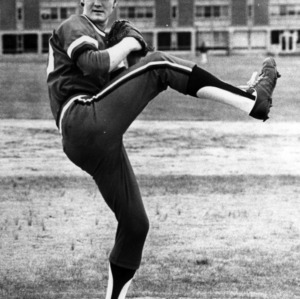Pete Lupien, pitcher for North Carolina State, 1974