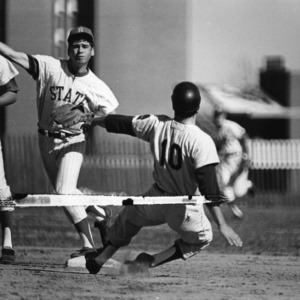 Baseball game, North Carolina State University versus East Carolina University