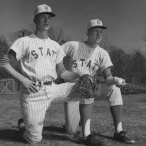 North Carolina State battery: catcher Jerry Price, pitcher Alex Cheek