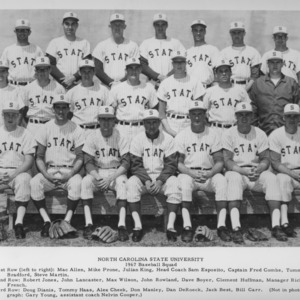 North Carolina State College baseball team, 1967