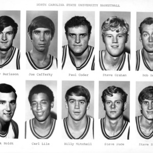 Basketball players' portraits