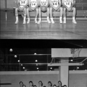 Freshman basketball team group photos