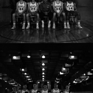 Men's basketball team group photos