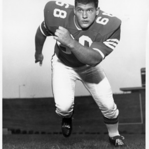 Don Jordan, North Carolina State offensive guard and team tri-captain, 1967-1969