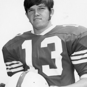 Ron Sewell, North Carolina State end and place kicker, 1972-1973