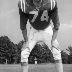 Staton Strother, North Carolina State freshman team tackle, 1963