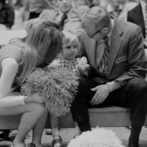 Lou Holtz and Daughter