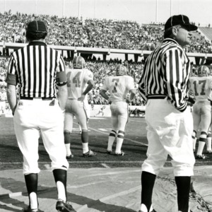 Referees at N. C. State and Clemson University football game