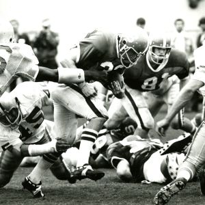 N. C. State and West Virginia at 1972 Peach Bowl