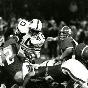 N. C. State and West Virginia at 1972 Peach Bowl