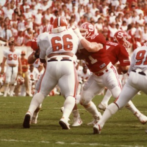 N. C. State and Clemson University football game