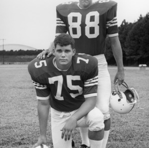 N. C. State football players Brian Krueger and Larry Dickens