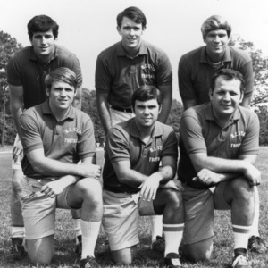 N. C. State Freshman football coaching staff group photograph