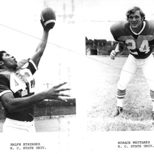 Football players Ralph Stringer and Horace Whitaker