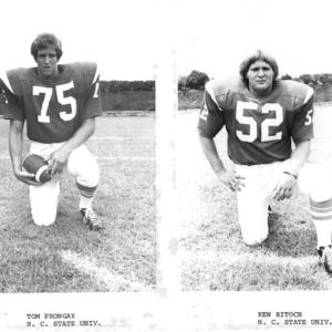 Football players Tom Prongay and Ken Ritoch