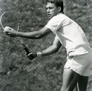 Tennis player Ed McLean