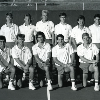 Tennis team group photo, 1988
