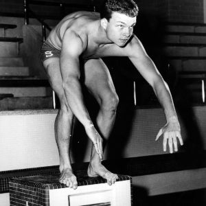 Swimmer Francis Ellis