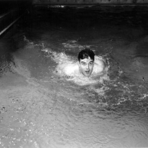 Swimmer Billy Kelly