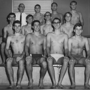 Freshman swim team group photo