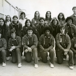 Women's basketball team group photo