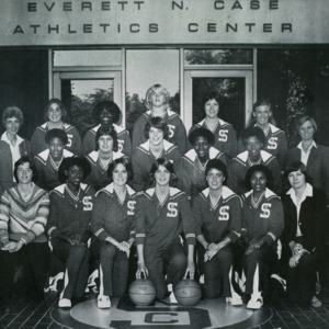 Women's basketball team group photo