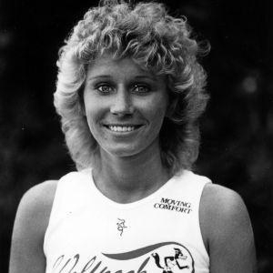 N. C. State Cross-Country runner Betty Springs