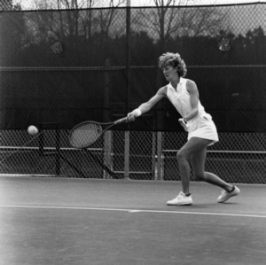 N. C. State tennis player Mary Lloyd Hodges