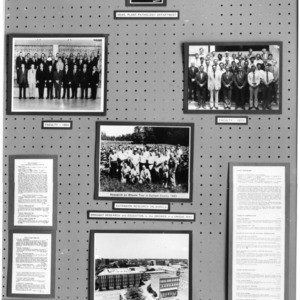 Display of Plant Pathology department, 1954-1973