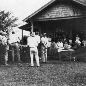 Poultry meeting Kirby's in Polk County N.C. 1933