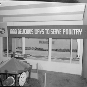 Poultry Exhibit at 1958 N.C. State Fair