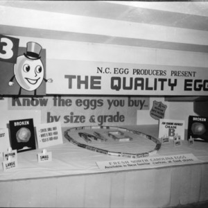 Poultry Exhibit at 1958 N.C. State Fair