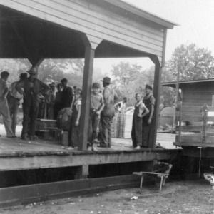 Loading Poultry Cooperatively in Lincoln County,  J.G. Morrison, County Agent