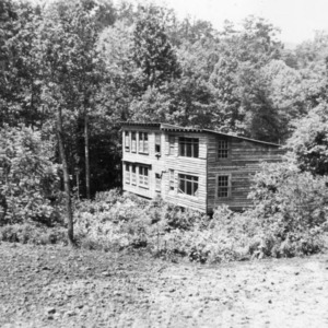 Two-story laying house, Avery County, 1942
