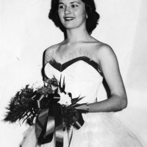 Poultry Princess Contestant, Paula Flattum, Coinjock, N.C., 1958