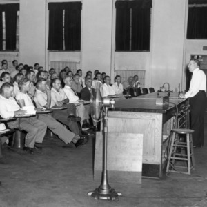Flock selectors and blood testers' school, 1949
