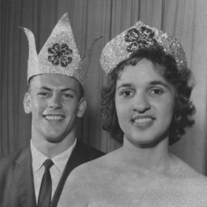 Crowned king and queen during State 4-H Club Week