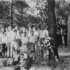 Boys and girls at Camp Leach, N.C.