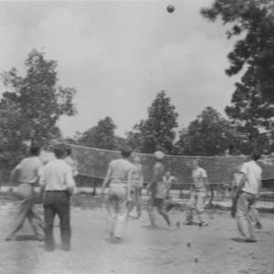 4-H Club Boys Playing Vollyball