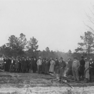 Richmond County farmers attending a forestry meeting and barbecue at farm of R.P. Dicks
